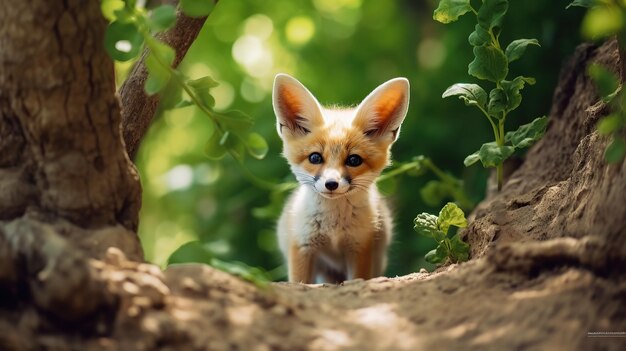 Vos baby vos fennec Generatieve AI