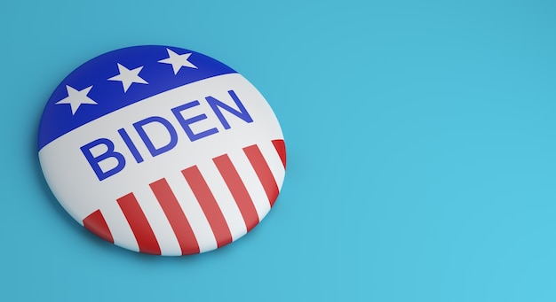 Vote button badges Biden