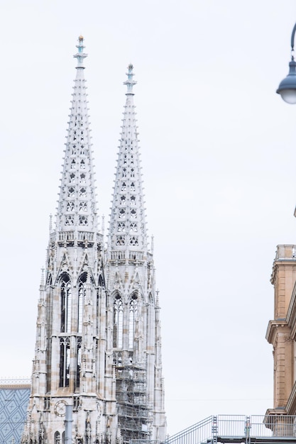 Votiefkerk torens uitzicht