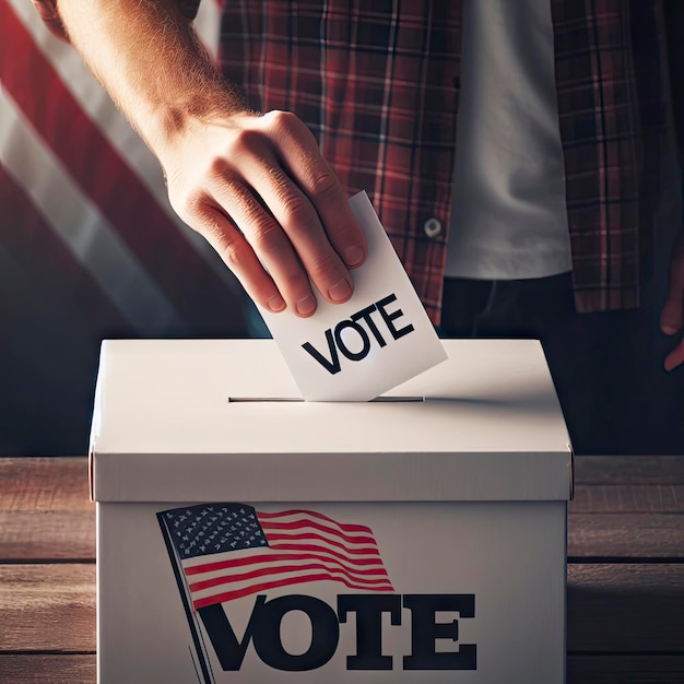 voting process in American elections ai generative