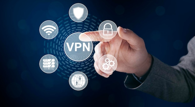 VPN and icons on the screen