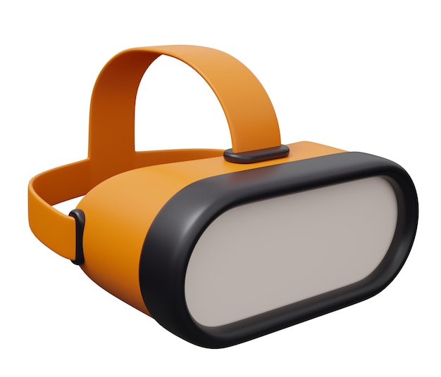 Vr glasses 3d icon 3d render minimal cartoon illustration