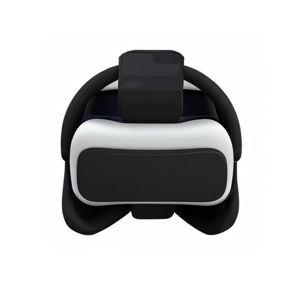 사진 흰색 배경에 vr 헤드셋