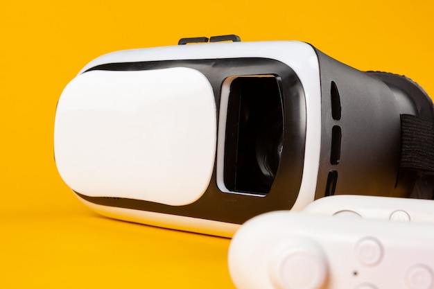 Foto vr-headset op kleurentabel