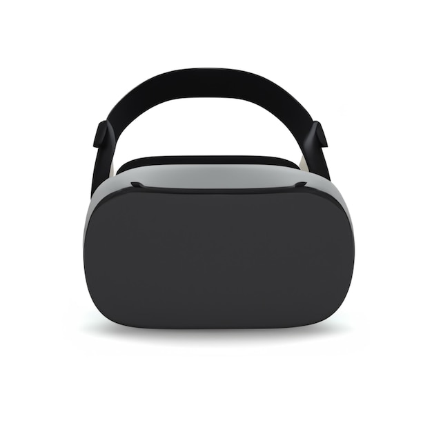 vr headset on white backgrounds