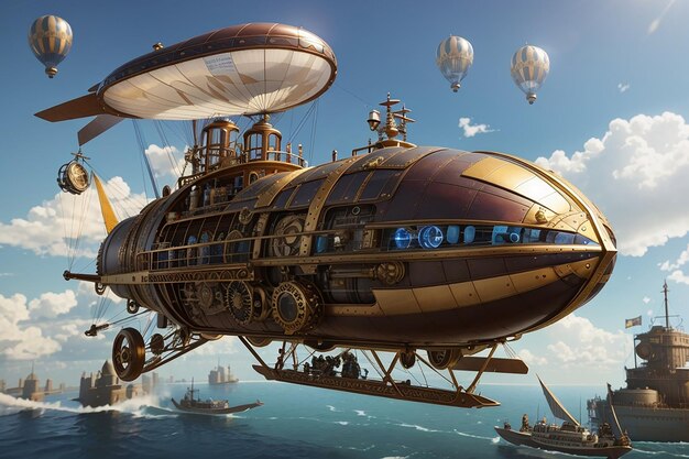 VR Steampunk Airship Regatta