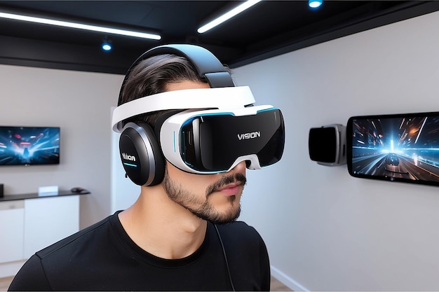 VR technology in shop