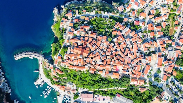 Vrbnik Croatia Sea Cliff old city