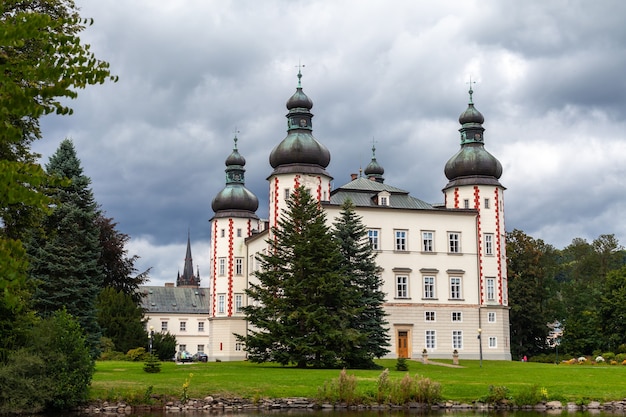 Vrchlabi-kasteel in de Tsjechische Republiek, toeristenbestemming