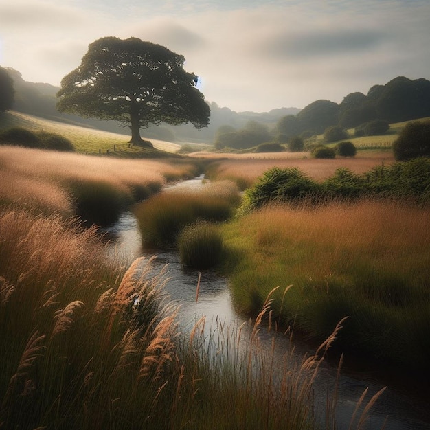 Vreedzame landschap achtergronden prachtige landschappen prachtige natuur achtergronden beelden