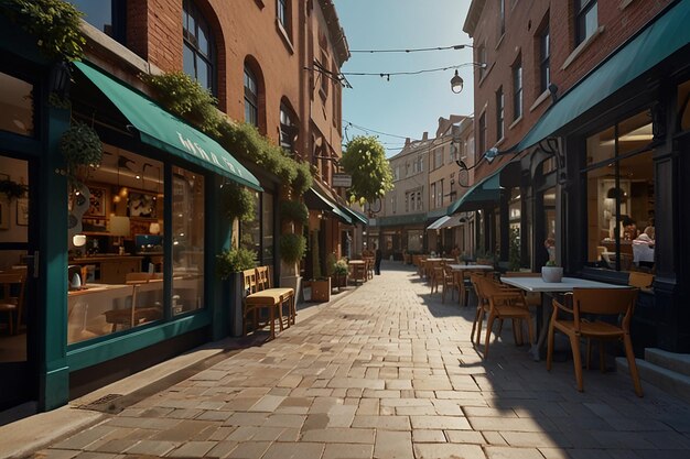 VREnhanced Street Cafes and Shops of Tomorrow