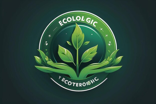 Vriendelijke vector ecologische natuur icoon