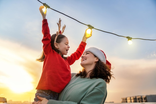 Vrienden vieren Kerstmis