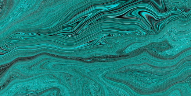 Vrije vloeiende kleuren in vloeibare kunst met een etherische aanraking