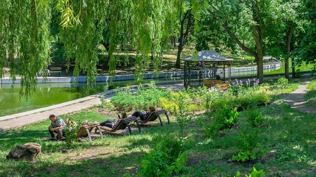 Vrijheidspark in Odessa, Oekraïne