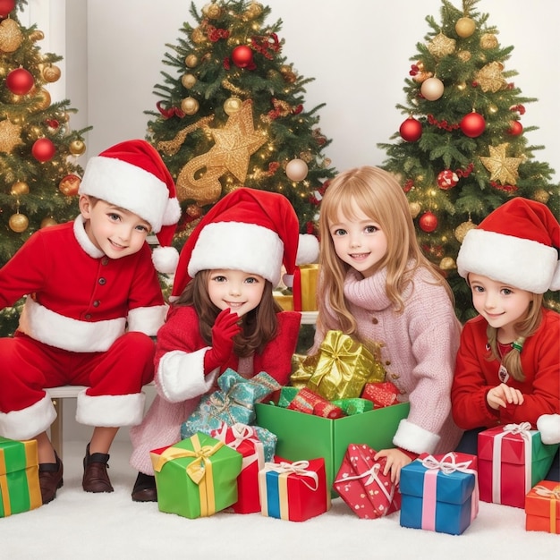 Vrolijk kerstfeest, kinderen.