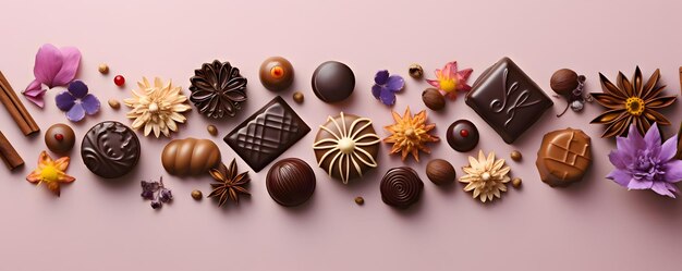 Vrolijk Pasen heerlijke chocolade achtergrond