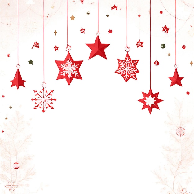 Foto vrolijke kerst ster beelden collecties schattige behang ai gegenereerd
