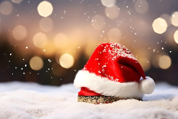 Vrolijke kerstgroeten en decoraties van ballen dennenkegels en geschenken en sneeuwvlokken Ai gegenereerd