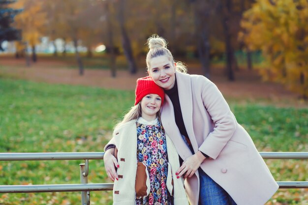 Vrouw en haar dochter