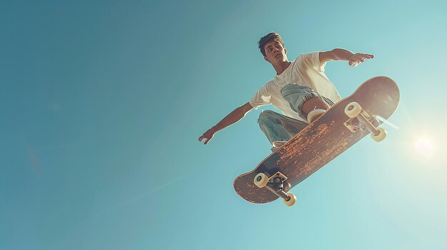 Vrouw en mannen skateboarder skateboarden in de moderne stad