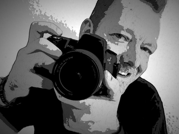 Vrouw fotografeert door middel van een camera