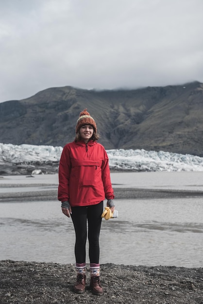 Vrouw in IJsland