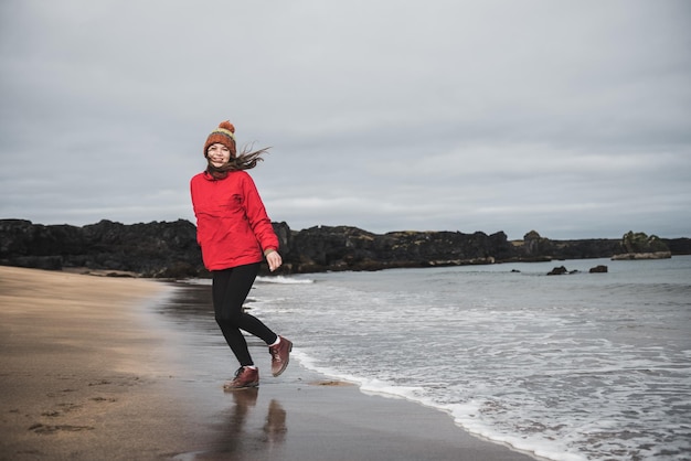 Vrouw in IJsland