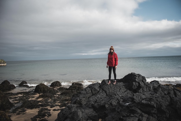 Vrouw in IJsland