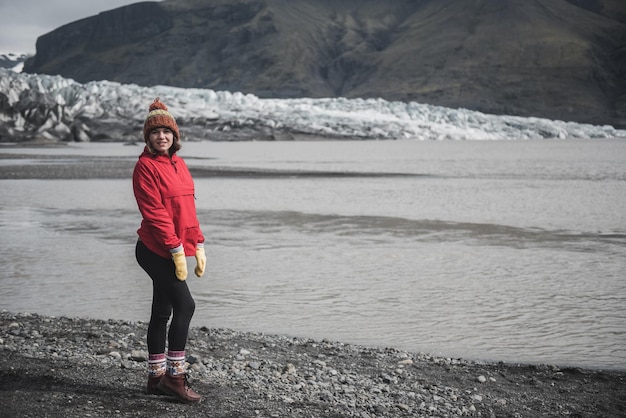 Vrouw in IJsland