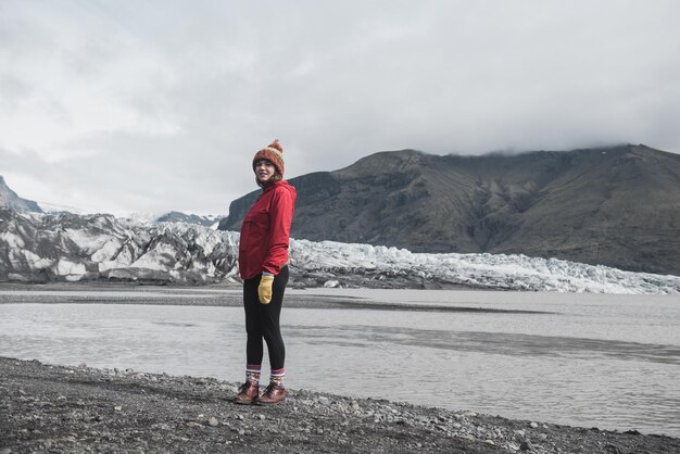 Vrouw in IJsland