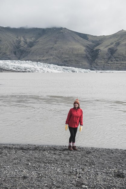 Vrouw in IJsland