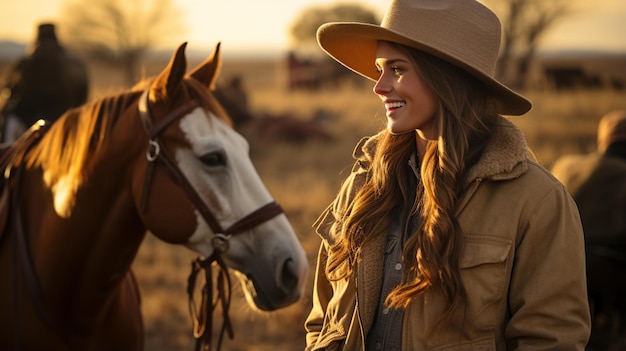 Vrouw met paard