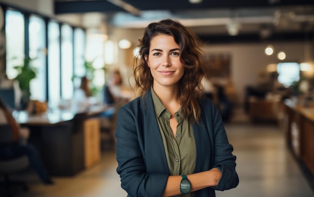 Vrouw op het werk