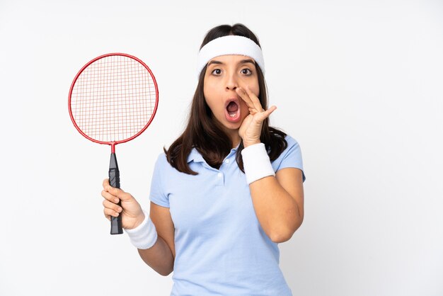 vrouw tenis spelen