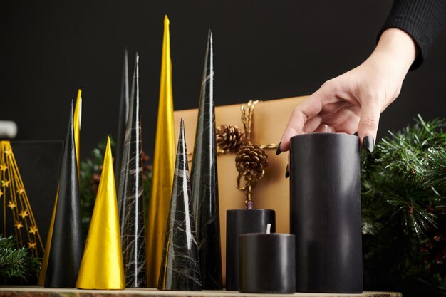 Vrouw Versieren Console Tafel