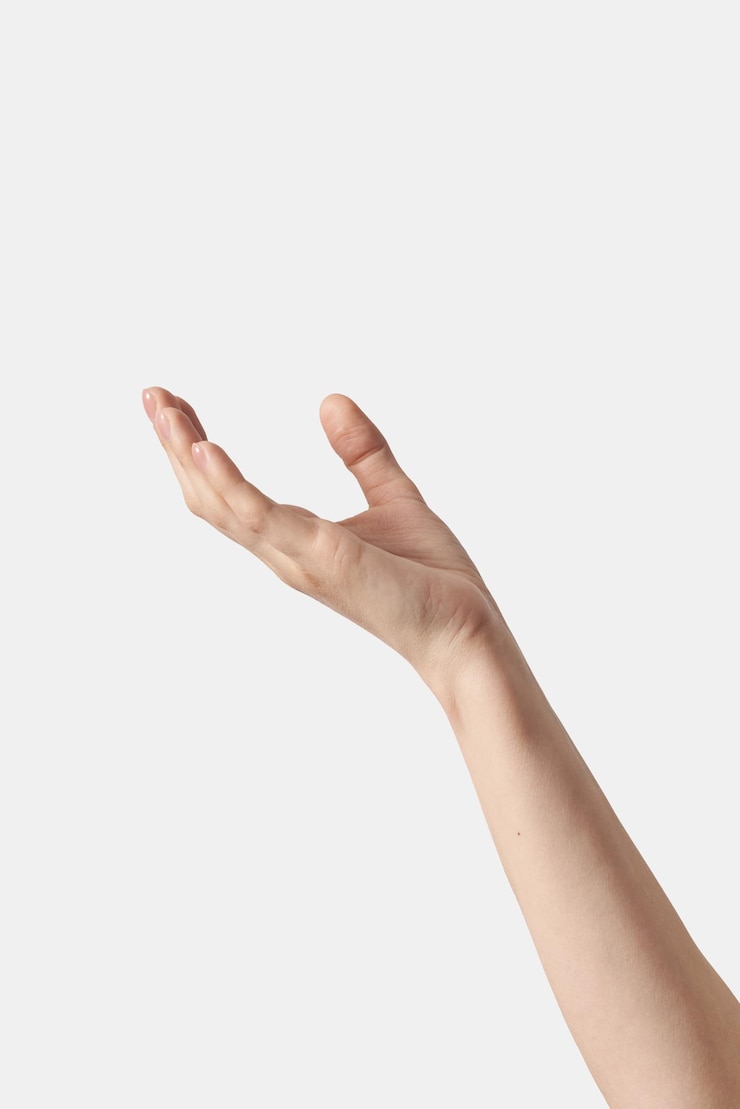 Foto vrouwelijk handgebaar