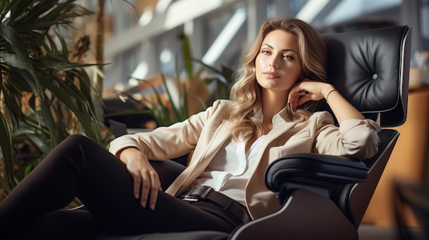 Vrouwen rusten na het werk op kantoor