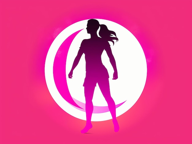 Foto vrouwen voetbal sport logo