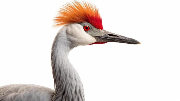 Photo vsandhill crane bird