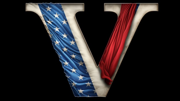 Vshaped Flag Comic Book Cover Art With Clean Edges