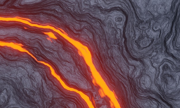 Foto vulkanische gekoelde lavaachtergrond