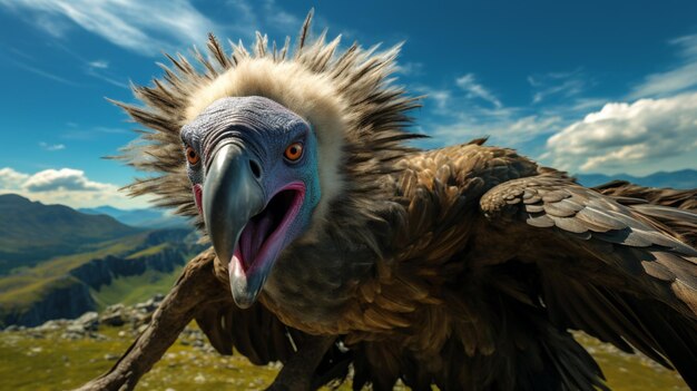 Photo vulture high quality background