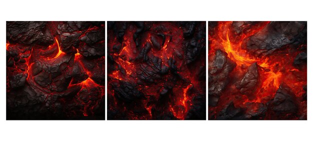 vurige lava hete textuur achtergrond illustratie vurige vloeiende gesmolten rotsstroom vurige lava hete textuur achtergrond