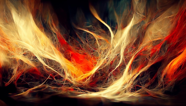 Vuur achtergrond abstracte hoge kwaliteit 3D illustratie