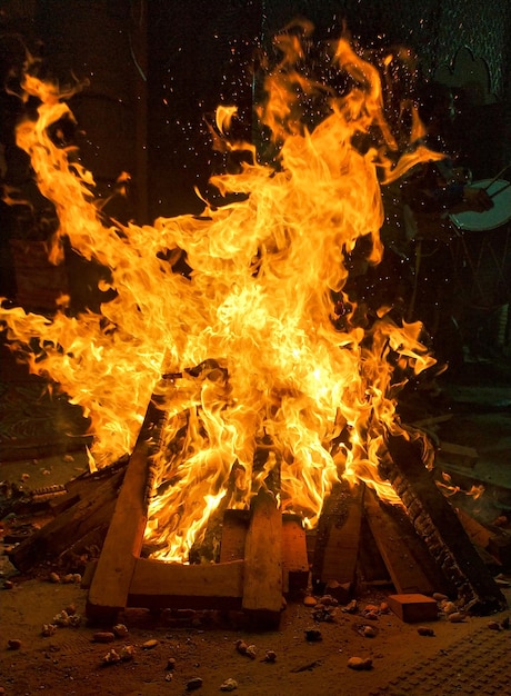 Foto vuur van zelfontdekking.