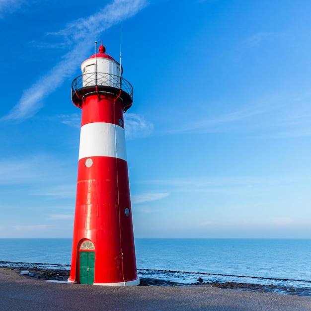 Vuurtoren aan de oceaan