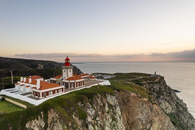 Vuurtoren bij cabo da roca foto van hoge kwaliteit