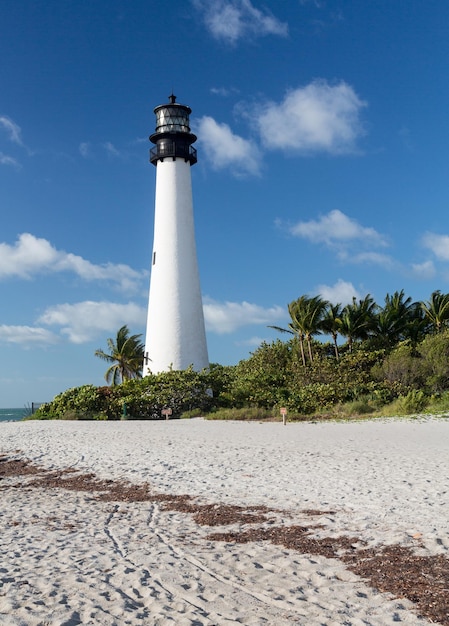 Vuurtoren van cape florida in bill baggs