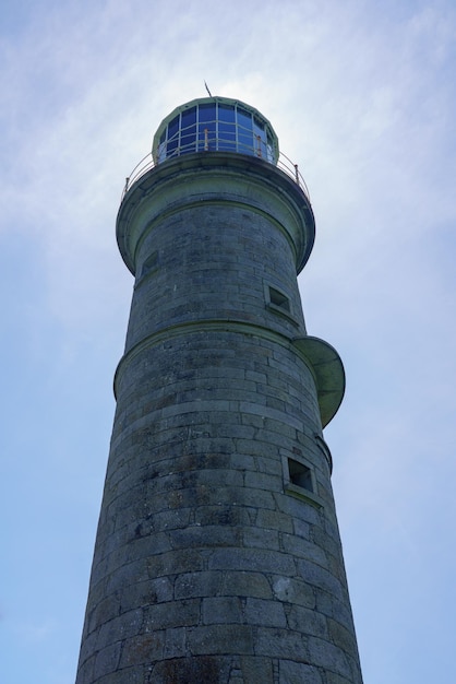 Vuurtoren van het eiland Lundy bij Devon